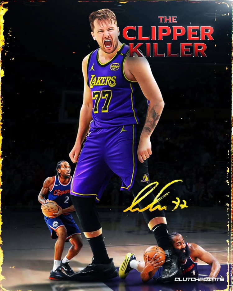 殺手！東契奇常規(guī)賽打快船場(chǎng)均32.3分7.9板7.4助1.6斷 季后賽更佳