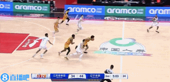 局勢(shì)倒轉(zhuǎn)！遼寧5分鐘只得2分&江蘇一波17-2的反撲追到只差2分