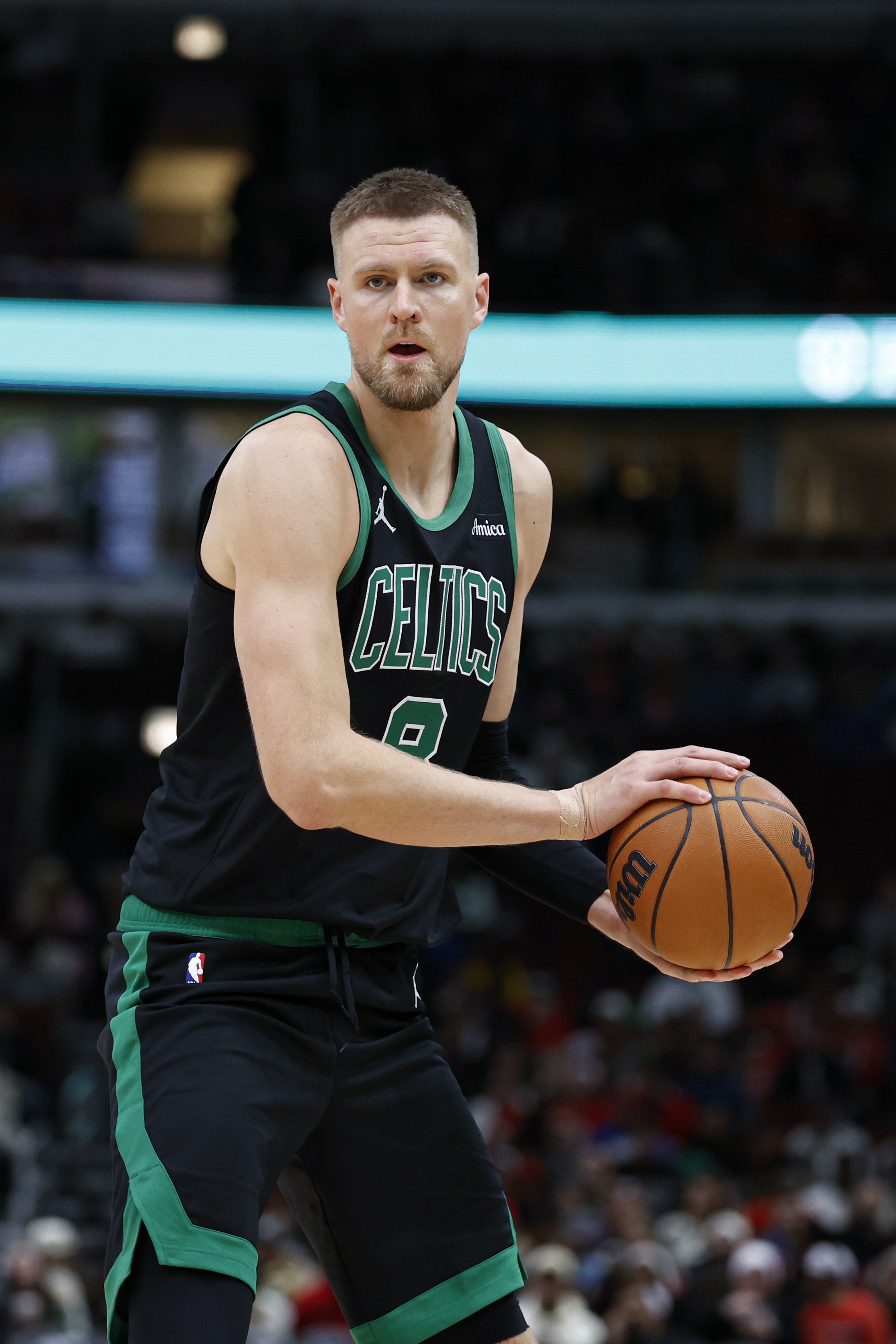 高塔輸出！波爾津吉斯內(nèi)線9中8高效砍下25分13板3助3帽！